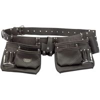 Draper Tools Oil-Tanned Leather Pouch Tool Belt Black 50 mm