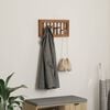 vidaXL Hanger Brown 50 x 11 x 25 cm Solid Mahogany Wood