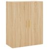 vidaXL Highboard Sonoma Oak 69.5x34x180 cm Engineered Wood