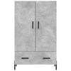 vidaXL Highboard Concrete Grey 69.5x31x115 cm Engineered Wood
