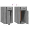 vidaXL Desk Cabinet Grey Sonoma 40x49x75 cm Engineered Wood
