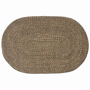 vidaXL Area Rugs Black 100 x 152 cm Jute