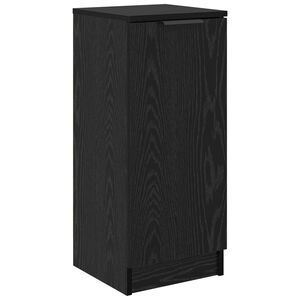 vidaXL Sideboard Black Oak 30 x 30 x 70 cm Engineered Wood