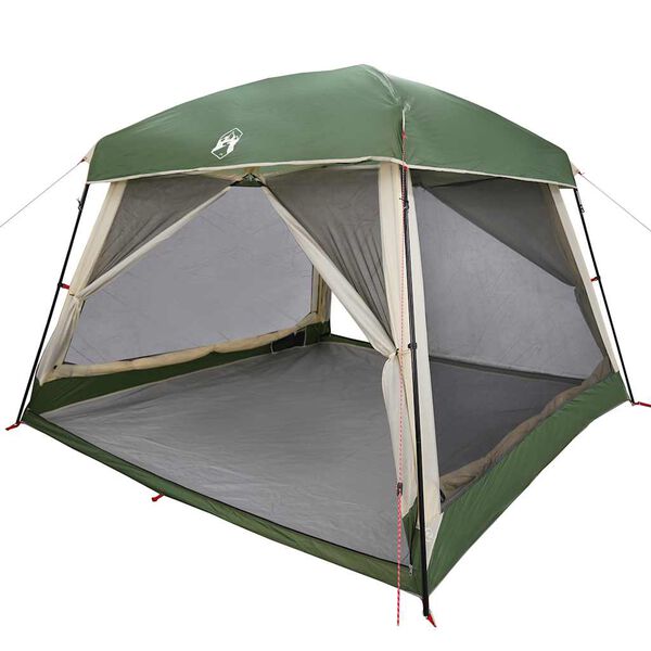 vidaXL Family Tent Cabin 6-Person Green Waterproof