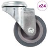 vidaXL 24 pcs Bolt Hole Swivel Casters 50 mm