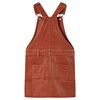 Kids' Overall Dress Corduroy Cognac 104