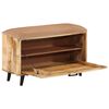vidaXL Shoe Bench 80x30x45 cm Solid Wood Mango
