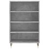 vidaXL Highboard Concrete Grey 57x35x90 cm Engineered Wood