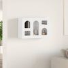 vidaXL Hanging Cabinet with Shelf High Gloss White 60 x 20 x 40 cm