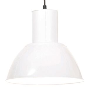 vidaXL Hanging Lamp 25 W White Round 28.5 cm E27