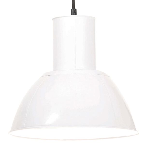 vidaXL Hanging Lamp 25 W White Round 28.5 cm E27