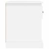 vidaXL Bedside Cabinets 2 pcs White 39x39x47.5 cm Engineered Wood