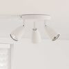 vidaXL Ceiling Spotlight with Spotlights White 19 x 19 x 14.5 cm Metal