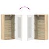 vidaXL Wall-mounted Cabinet with Shelf Sonoma oak 55 x 29 x 100 cm