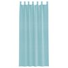 vidaXL Voile Curtains with Rod Pockets 2 pcs Turquoise