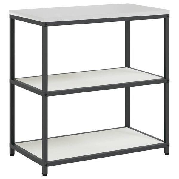 vidaXL Kitchen Storage with Shelf Silver 90 x 50 x 92 cm Steel