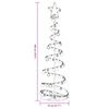 vidaXL LED Christmas Tree with Baubles 120 LEDs Warm White 180 cm