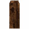 vidaXL Shoe Rack Smoked Oak 80x25x62 cm Engineered Wood