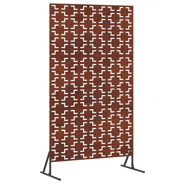 vidaXL Privacy Screen Grey 100 x 50 x 180 cm Weathering Steel