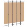 vidaXL Room Divider Beige 200 x 220 cm Fabric