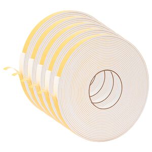 vidaXL Self-adhesive Foam Tape 5 pcs White 15mm x 10m CR Foam