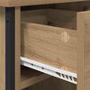 vidaXL Bedside Cabinet Artisan Oak 40 x 42 x 50 cm Engineered Wood