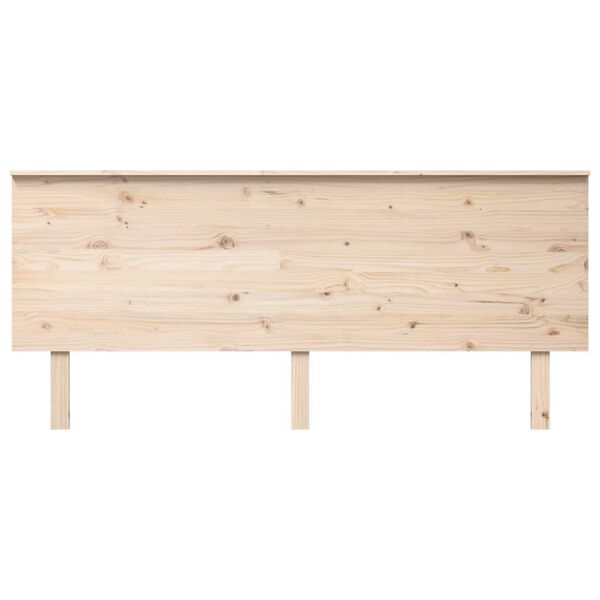 vidaXL Bed Headboard 184x6x82.5 cm Solid Wood Pine
