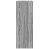 vidaXL Shoe Cabinet Grey Sonoma 52x37.5x100 cm Engineered Wood