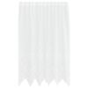 vidaXL Lace Curtain White 140 x 150 cm Polyester