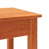 vidaXL Console Table Wax brown 110 x 40 x 75 cm Solid pine wood