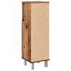 vidaXL Bathroom Cabinet Old Wood 30x30x95 cm Engineered Wood