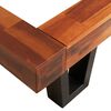 vidaXL Bed Frame with Live Edge without Mattress Solid Acacia Wood 90 cm