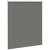 vidaXL Roller Blind Blackout Grey 140x130 cm Fabric Width 136.6 cm Polyester