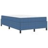 vidaXL Bed Frame with Mattress Blue 120 x 200 cm Fabric