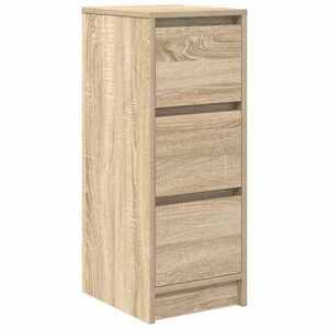 vidaXL Sideboard Sonoma Oak 29.5x34x76 cm Engineered Wood