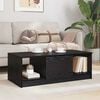 vidaXL Coffee Table Black Oak 102 x 50 x 36cm Engineered Wood