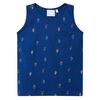 vidaXL Kids' Tank Top Dark Blue 140