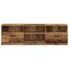 vidaXL TV Cabinet Old Wood 150x33.5x45 cm Engineered Wood