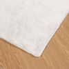 vidaXL Faux Rabbit Fur Rug Olite Cream 140 x 200 cm Polyester