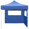 vidaXL Foldable Tent with 2 Walls 3x3 m Blue