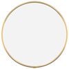 vidaXL Wall Mirror Gold &Oslash; 30 cm Round