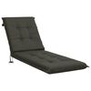vidaXL Sunlounger Cushion GEMERT 100% Polyester Anthracite