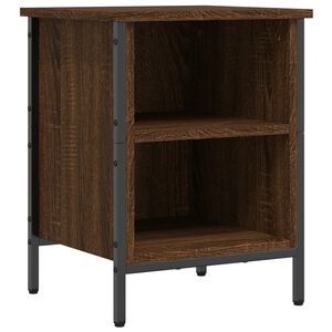 vidaXL Shoe Cabinet Brown Oak 2 compartments for shoes