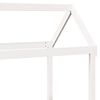 vidaXL Kids' Bed Roof White 108x70x176.5 cm Solid Wood Pine