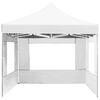 vidaXL Professional Folding Party Tent with Walls Aluminium 4.5x3 m White