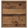 vidaXL Wall-mounted Bedside Cabinet Old Wood 38x34x40 cm