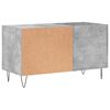 vidaXL Record Cabinet Concrete Grey 85x38x48 cm Engineered Wood