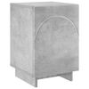 vidaXL Bedside Cabinet Concrete Grey 33.5 x 34.5 x 50 cm