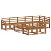 vidaXL Outdoor Sofa Set 9 pcs Natural Solid Acacia Wood