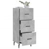 vidaXL Sideboard Concrete Grey 34.5x34x90 cm Engineered Wood